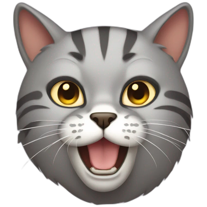 Ungry cat emoji
