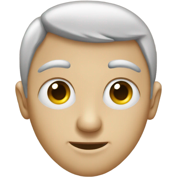Person with one eye looking left and the other eye looking right emoji