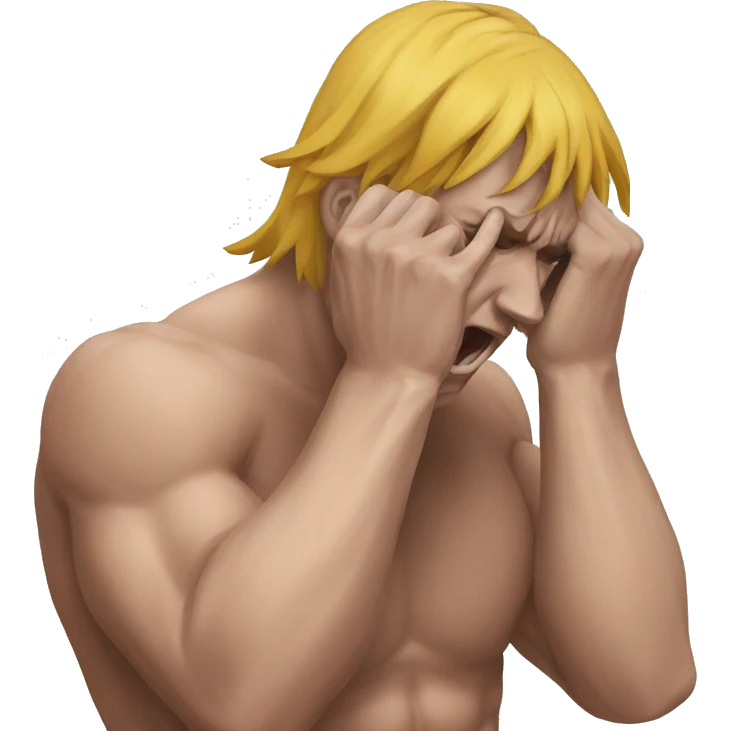 mma fighter facepalm scream emoji