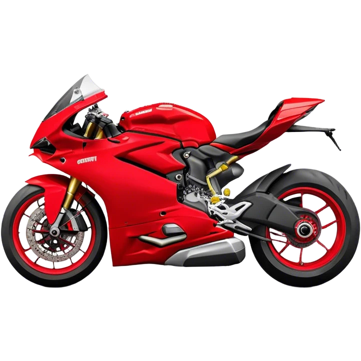 Ducati Panigale (Sportbike) - Ducati Panigale V4 (Model Year: 2022) (Iconic colour: Red) emoji