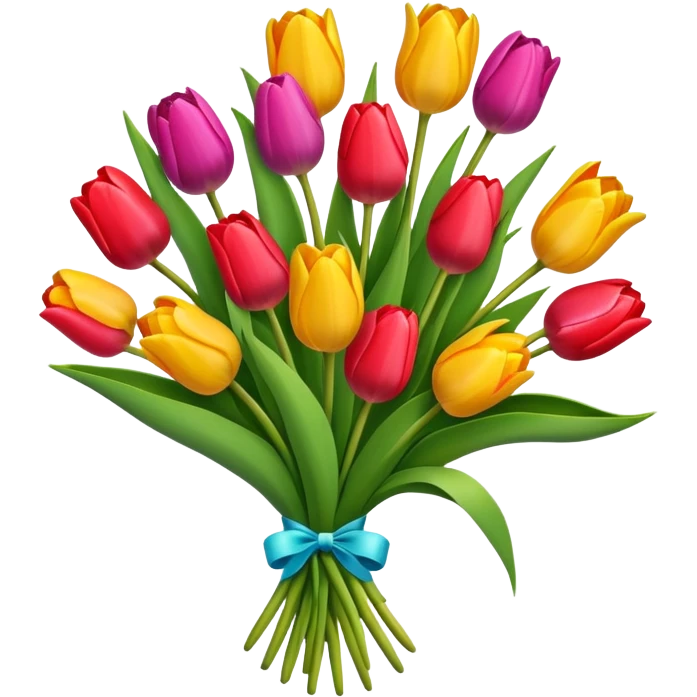 puket of tulips emoji