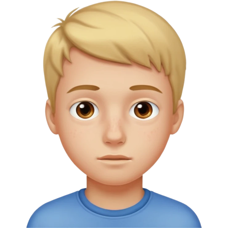 boy teenager with acne emoji