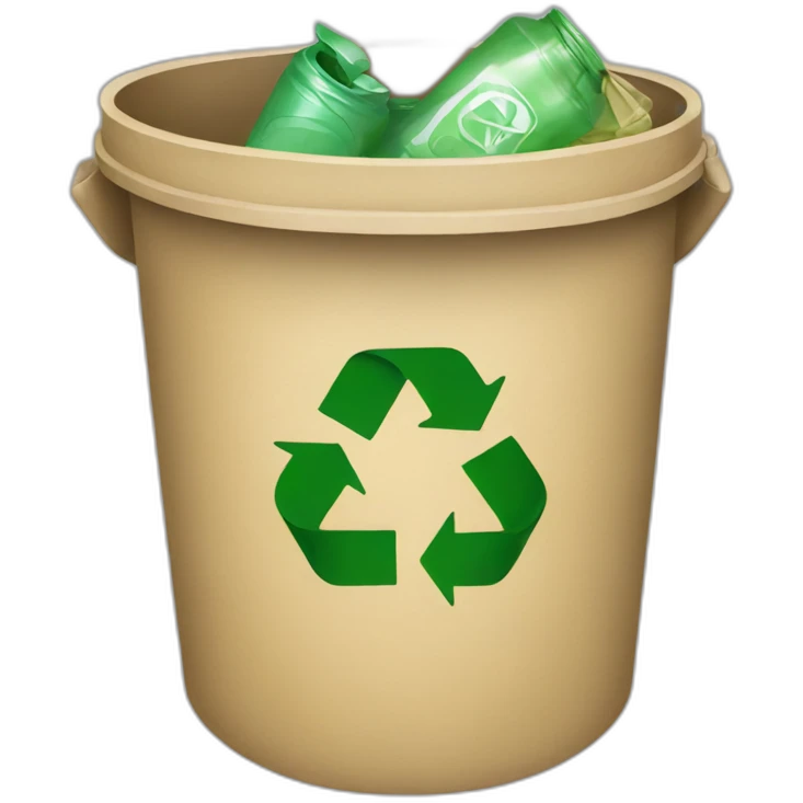 Recycling bin emoji