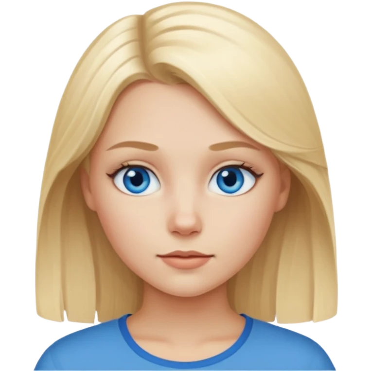 Scandinavian girl emoji
