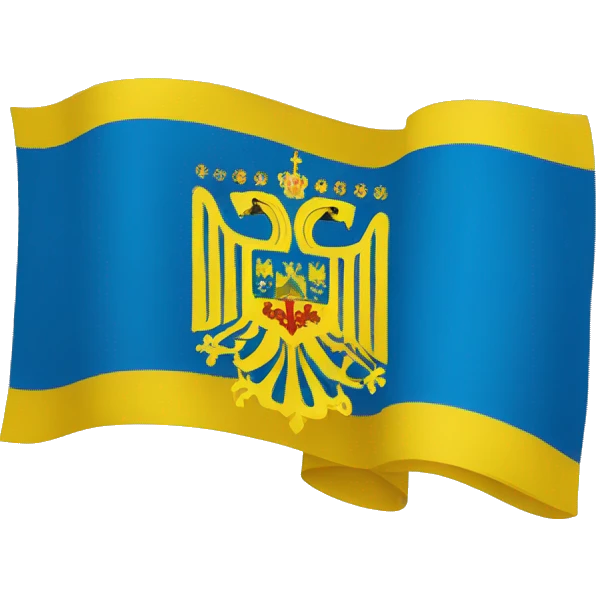 flag of Ukraine with the coat of arms of Ukraine   emoji