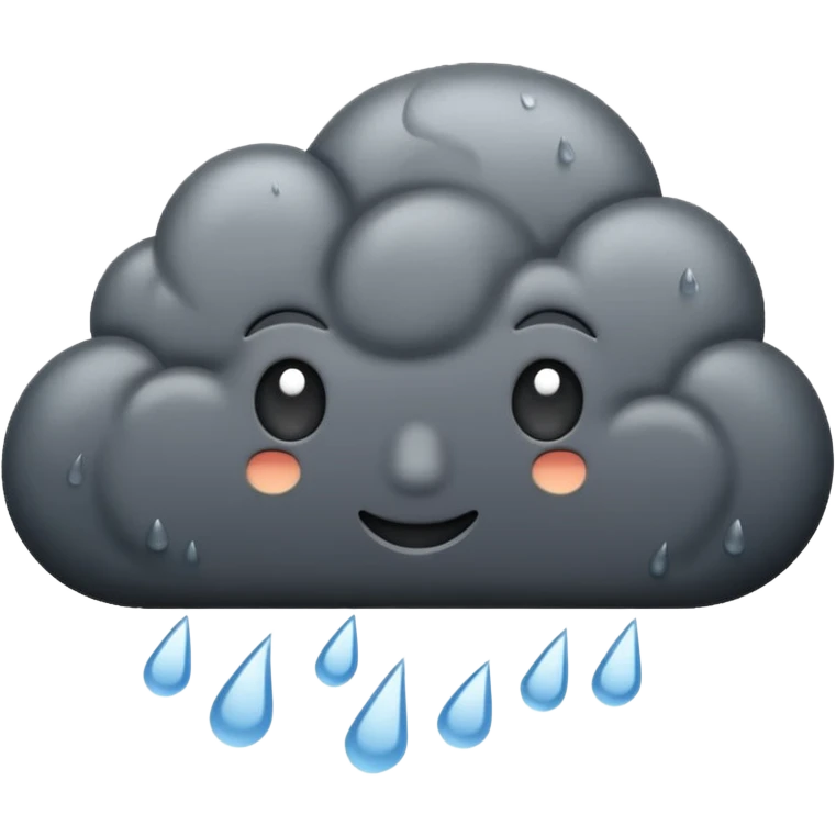 rain cloud emoji