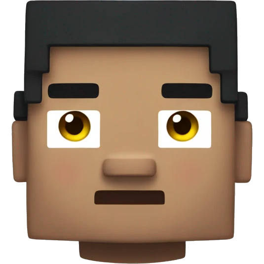 Chubby Minecraft character  emoji