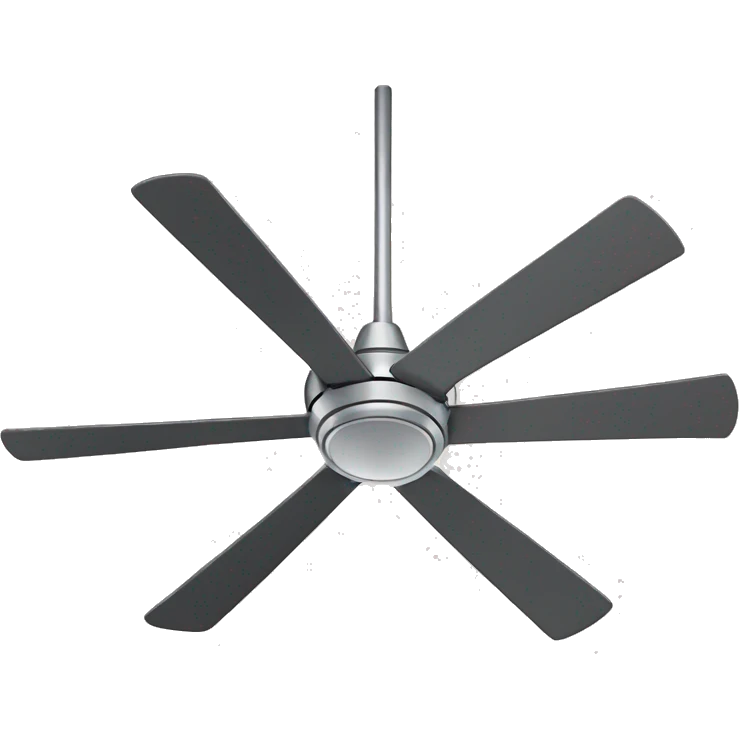 Ceiling fan (5 bladed Please) emoji