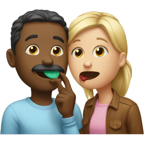 🫂🤫 emoji
