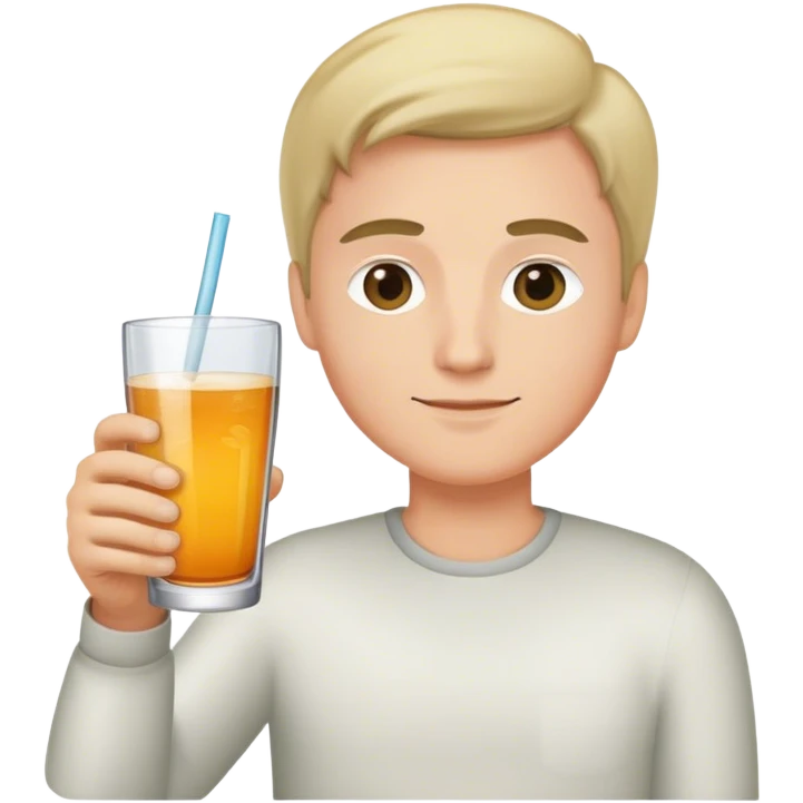 casual moment with drinks emoji