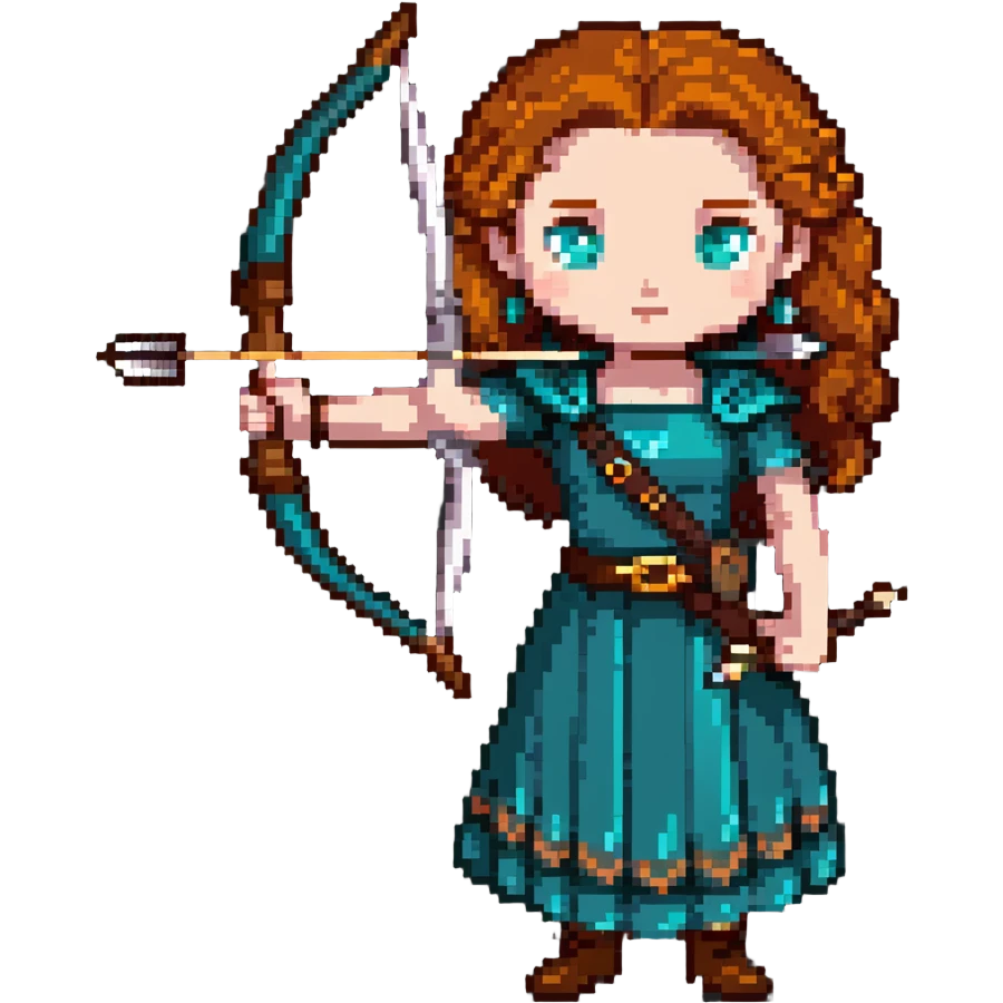 Merida from Brave, Disney emoji