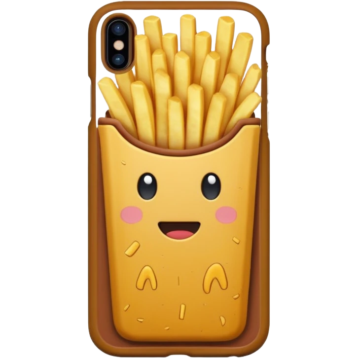 чехол для Iphone картопля фрі emoji