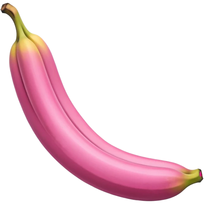 Pink banana  emoji