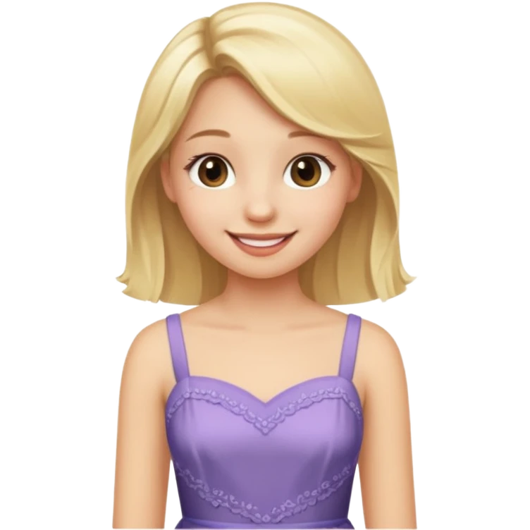 a blond girl who turned 18 and had a glow up  emoji