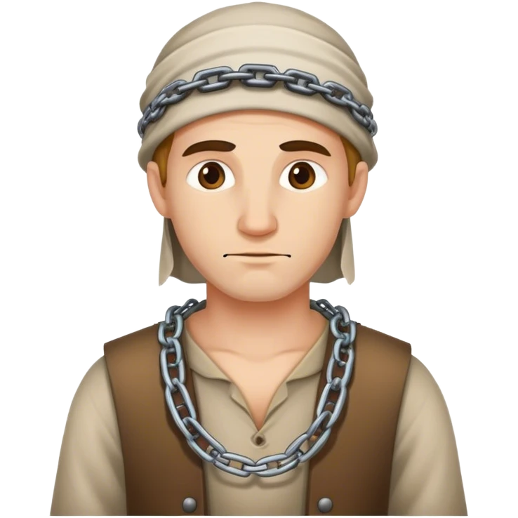 peasant in chains emoji