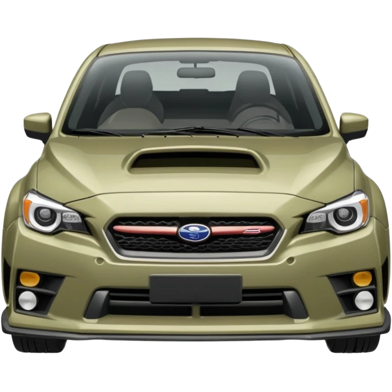 khaki grey Subaru sti emoji