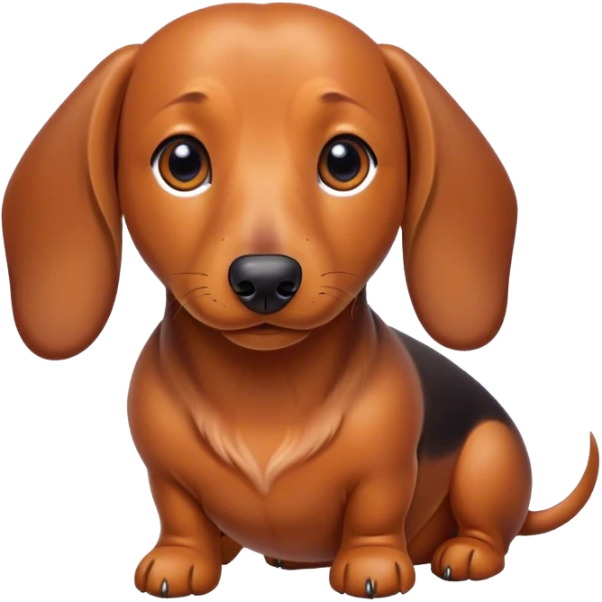 dachshund emoji