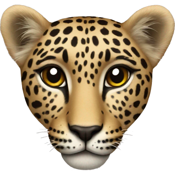 Leopard heart emoji