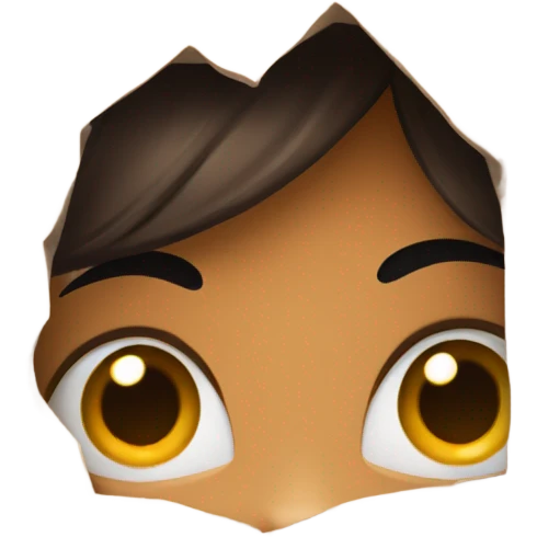 Girl peaking around the corner emoji