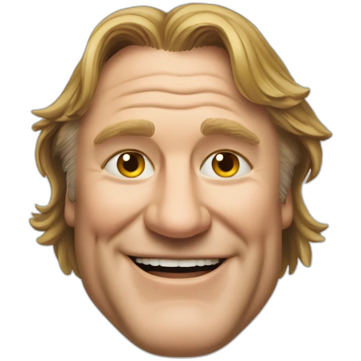 Gerard depardieu smiling emoji