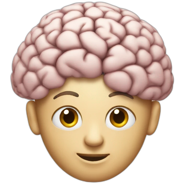 Blank brain  emoji