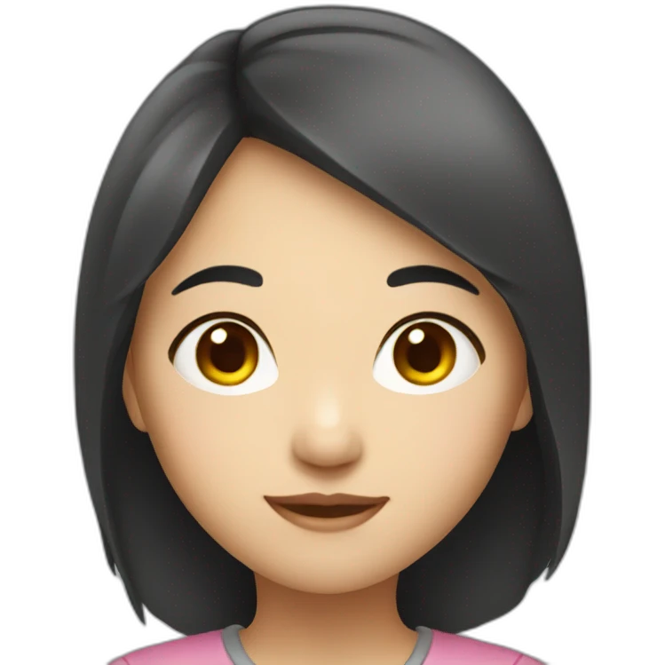 Asian girl emoji