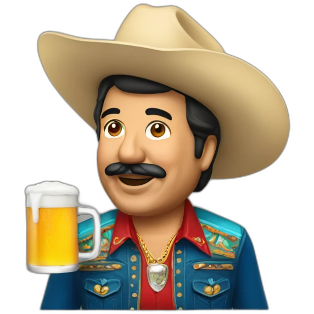 ramon ayala with a beer emoji
