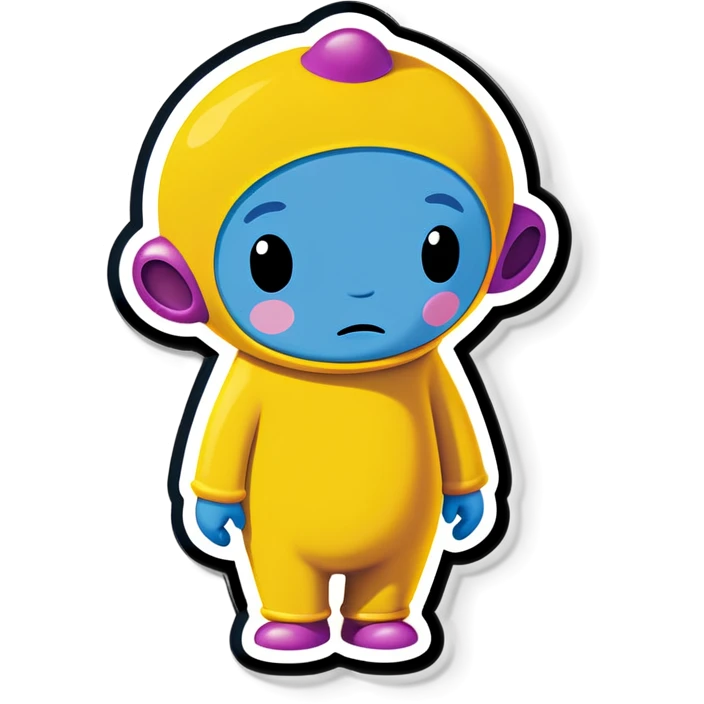 Unemployed sad teletubby emoji