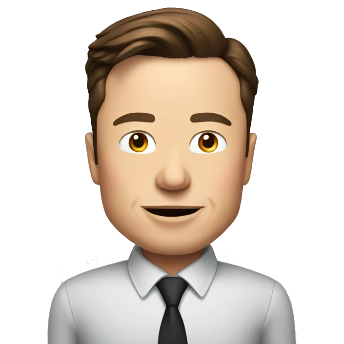 Business Man Elon Musk emoji