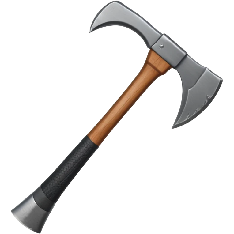 black metal snow climbing axe emoji