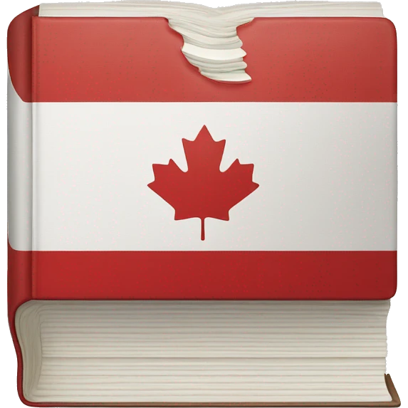 canada flag book emoji