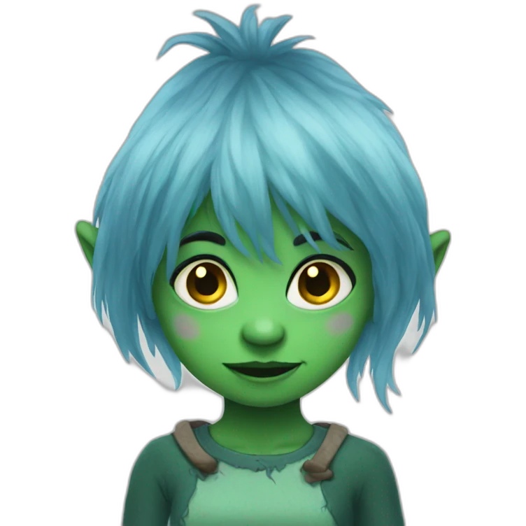 Troll girl emoji
