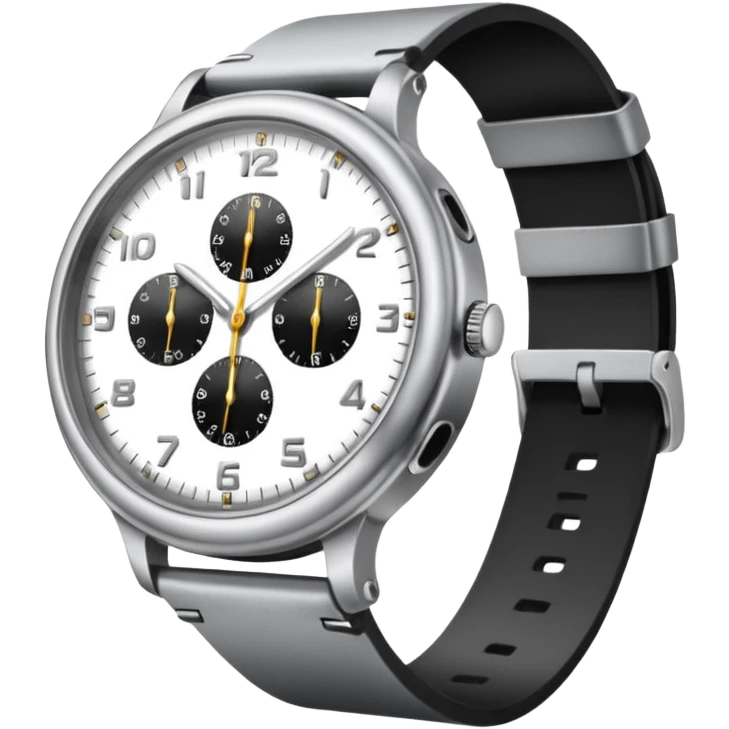 A hand with a watch emoji