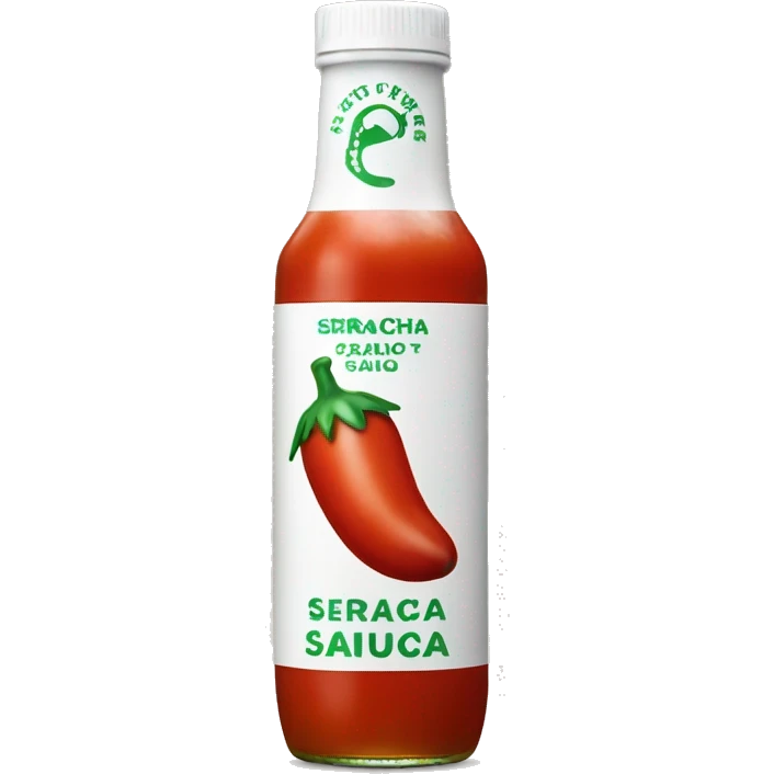 one bottle of Sriracha Sauce emoji