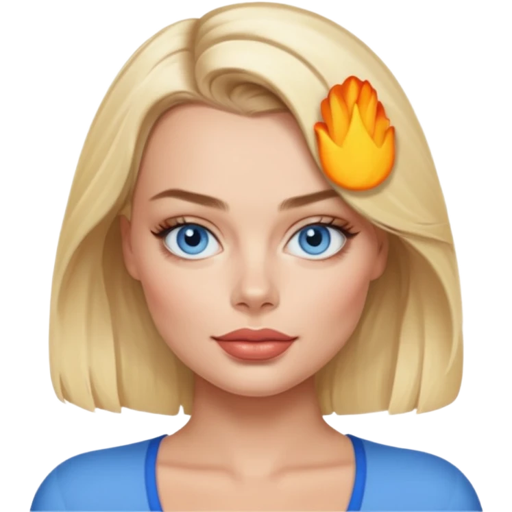 Maggot Robbie with blue eyes emoji