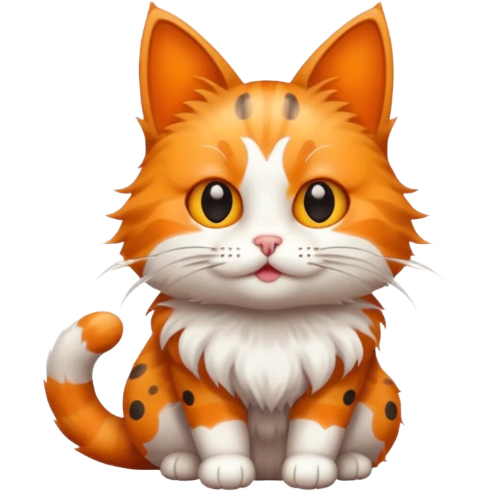 polka dots cat emoji