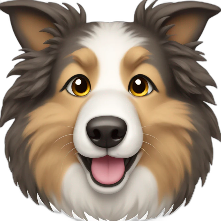 Shetlaand sheepdog emoji