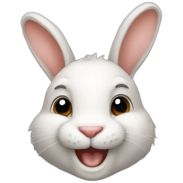 Happy rabbit  emoji