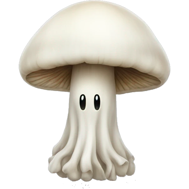 mushroom ghost emoji
