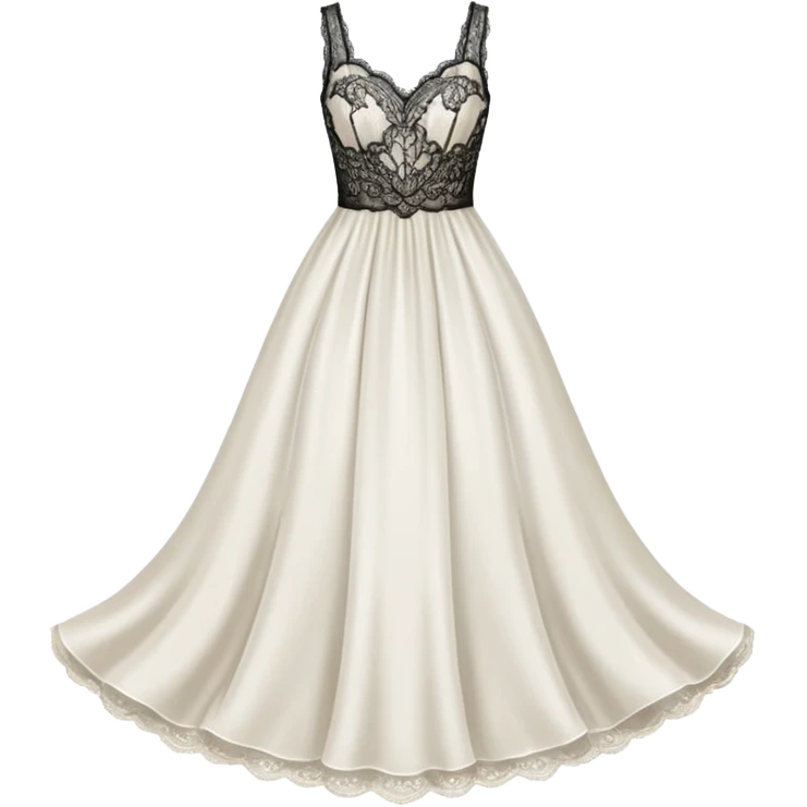 white dress emoji