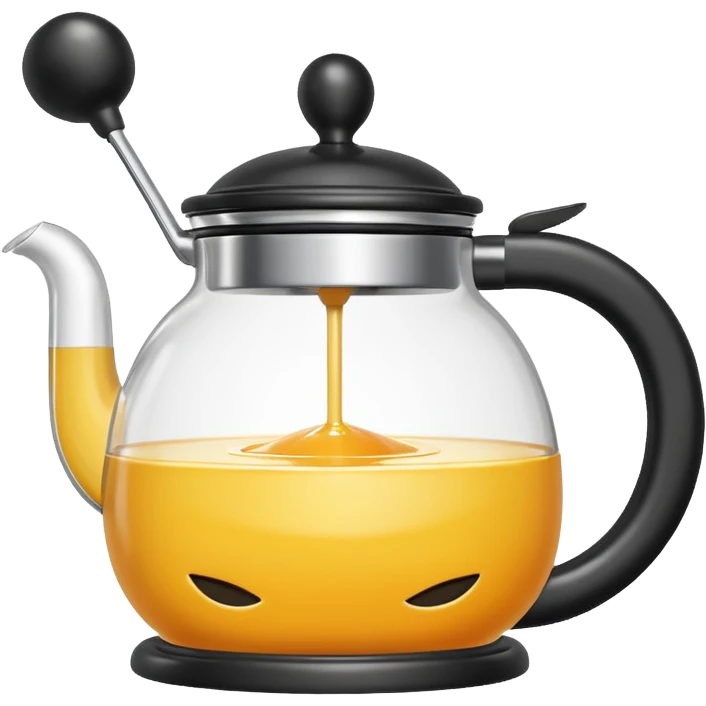 Hermès-style silver citrus press (presse-agrume), elegant, minimal, luxury, cute emoji style emoji