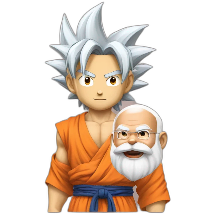 Goku with modi emoji