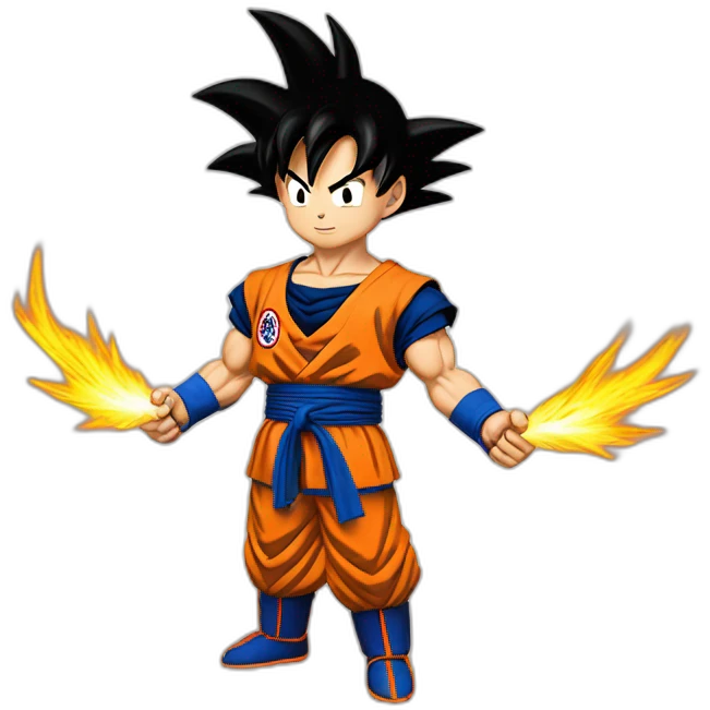 Goku fait un doigt d'honneur emoji