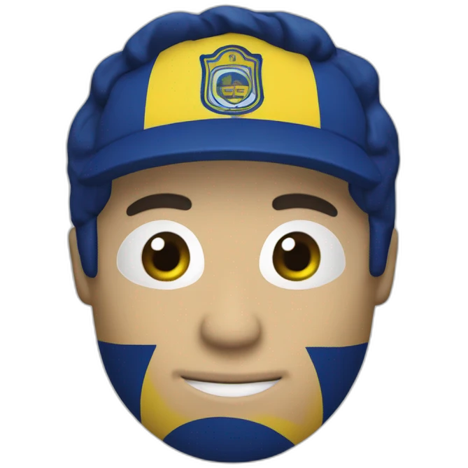 Taza sublimada de boca juniors emoji