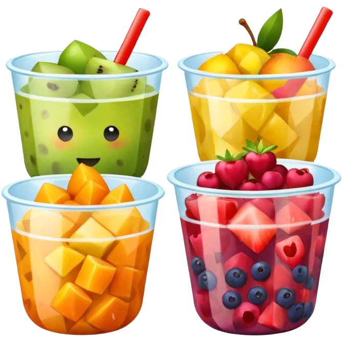 Fruit cup emoji