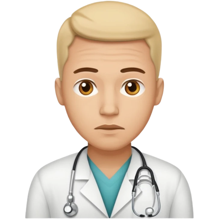A male customer who has been looking for feedback or advice on a medical condition. I want to see the two options. No headset or computers. emoji