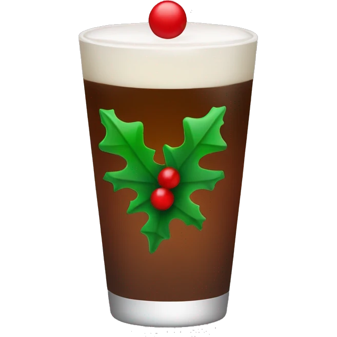 Christmas drink  emoji