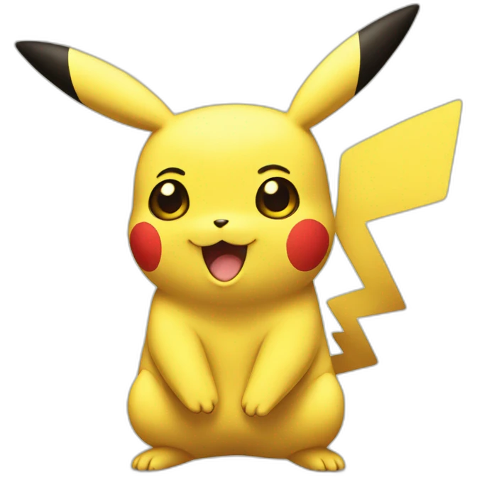 Pikachu Hi emoji