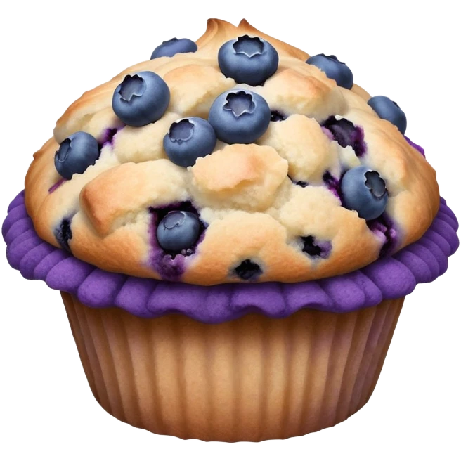 Blueberry lavender muffin  emoji