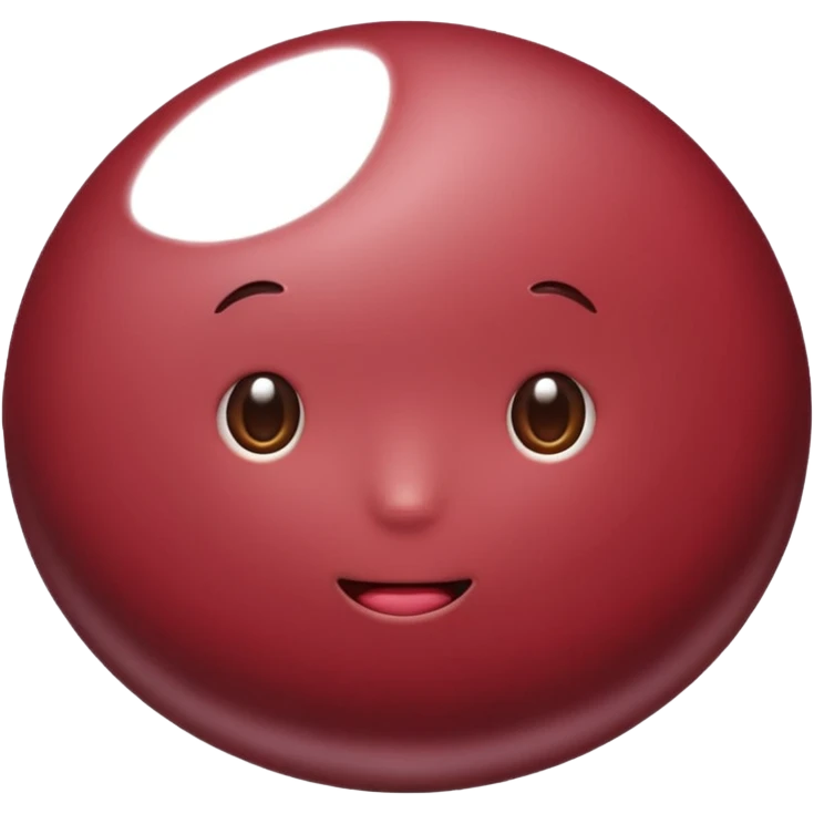red bean emoji